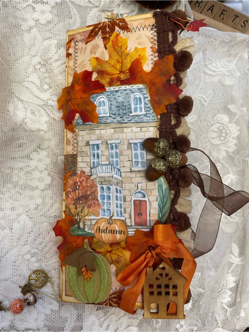 Autumn House Decorative Journal - Orange Fall Design